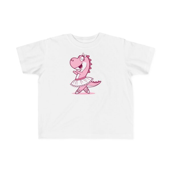 Dinosaur Ballerina Graphic T-Shirt - Image 3